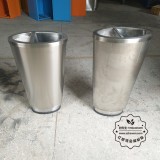 蘇州酒店橢圓形室內(nèi)不銹鋼垃圾桶定制