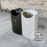 噴粉分類不銹鋼垃圾桶單筒，提升城市品質(zhì)