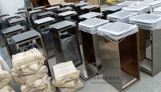 高檔不銹鋼垃圾桶凈化佛山中海環宇城